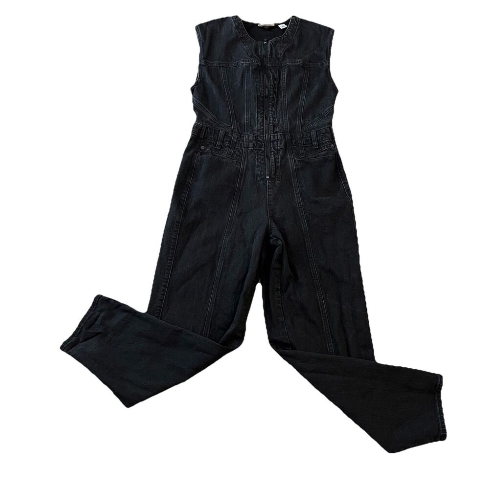 Universal Thread Women’s‎ Jeans Jumpsuit 8 Black Sleeveless